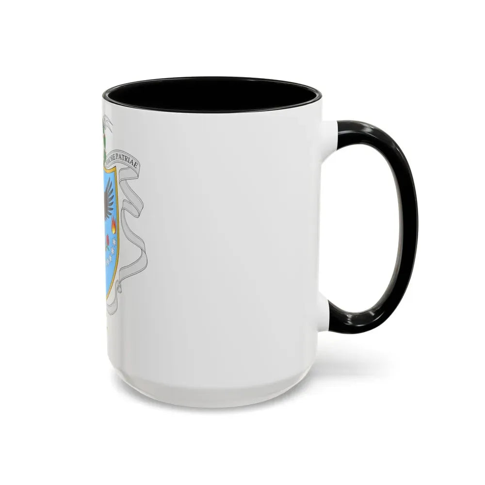 Coat of arms of Gran Colombia (1820) - Accent Coffee Mug - Go Mug Yourself