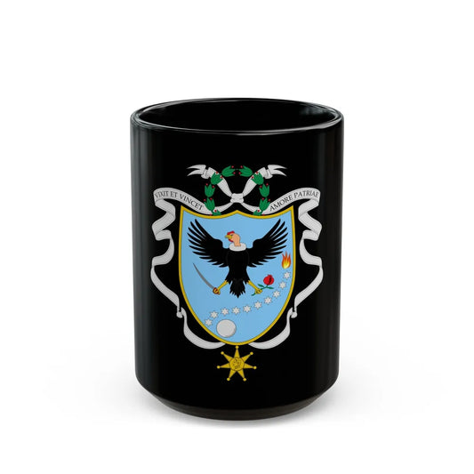 Coat of arms of Gran Colombia (1820) - Black Coffee Mug-15oz-Go Mug Yourself