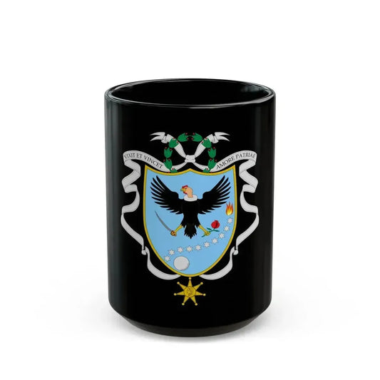 Coat of arms of Gran Colombia (1820) - Black Coffee Mug 15oz - Go Mug Yourself