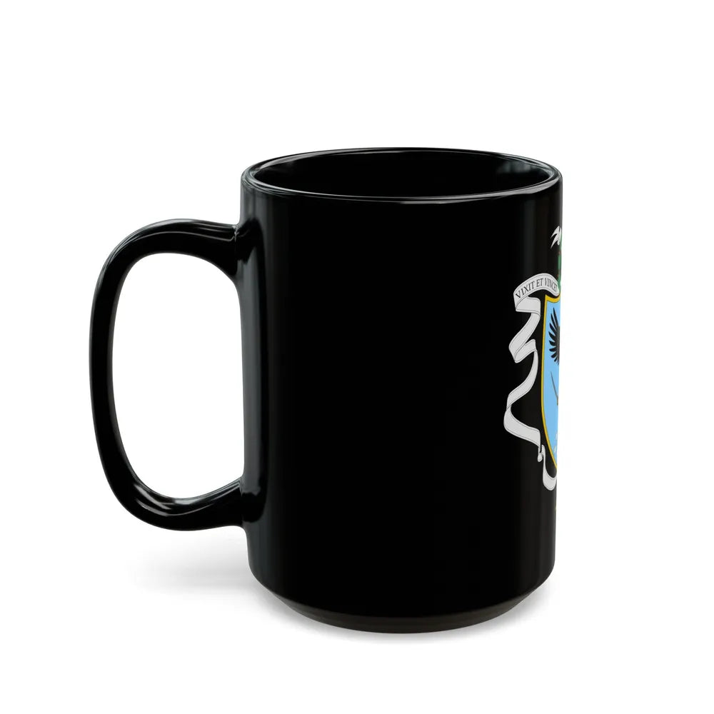 Coat of arms of Gran Colombia (1820) - Black Coffee Mug-Go Mug Yourself