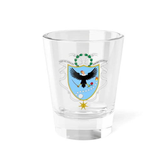 Coat of arms of Gran Colombia 1820 (Colombia) (Coat of Arms) Shot Glass 1.5oz 1.5oz - Go Mug Yourself