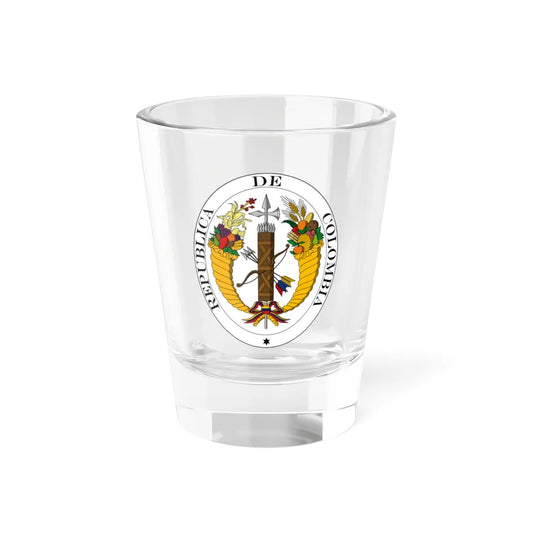 Coat of arms of Gran Colombia 1821 (Colombia) (Coat of Arms) Shot Glass 1.5oz 1.5oz - Go Mug Yourself