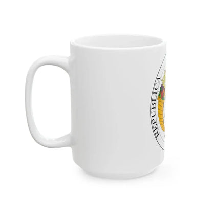 Coat of arms of Gran Colombia (1821) - White Coffee Mug - Go Mug Yourself