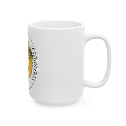 Coat of arms of Gran Colombia (1821) - White Coffee Mug - Go Mug Yourself