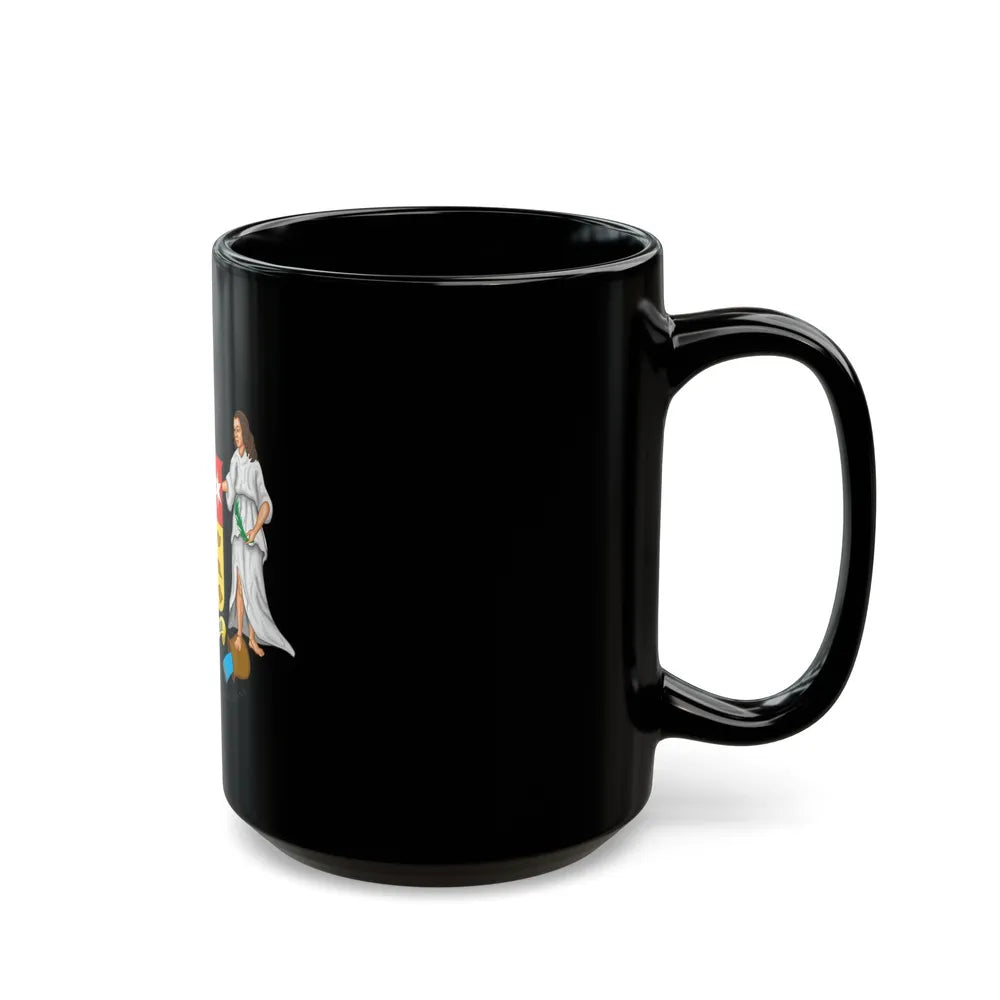 Coat of arms of Gran Colombia (1822 proposal) - Black Coffee Mug-Go Mug Yourself