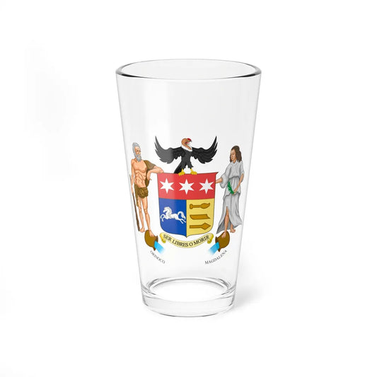 Coat of arms of Gran Colombia (1822 proposal) - Pint Glass 16oz-16oz-Go Mug Yourself