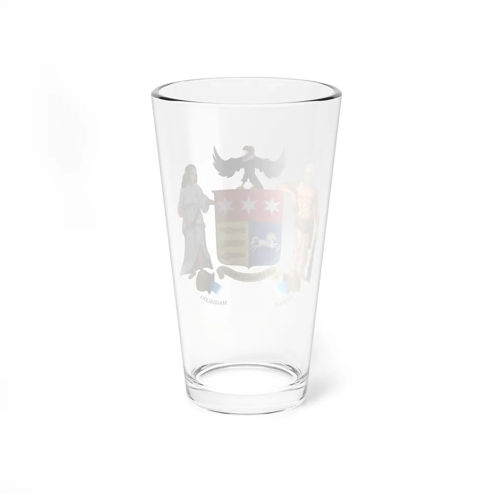 Coat of arms of Gran Colombia (1822 proposal) - Pint Glass 16oz-Go Mug Yourself