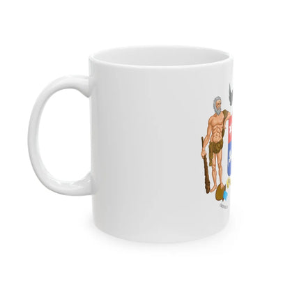 Coat of arms of Gran Colombia (1822 proposal) - White Coffee Mug-Go Mug Yourself