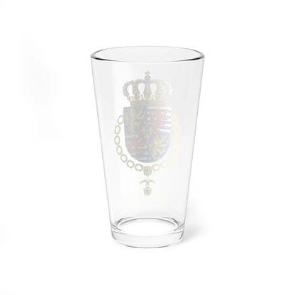 Coat of Arms of Grand Duke of Luxembourg Chilean Order of Merit (Luxembourg) (Coat of Arms) Pint Glass 16oz - Go Mug Yourself