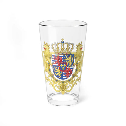 Coat of Arms of Grand Duke of Luxembourg Golden Fleece Variant (Luxembourg) (Coat of Arms) Pint Glass 16oz 16oz - Go Mug Yourself