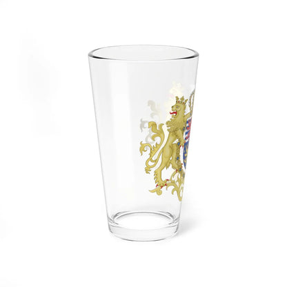 Coat of Arms of Grand Duke of Luxembourg Golden Fleece Variant (Luxembourg) (Coat of Arms) Pint Glass 16oz - Go Mug Yourself