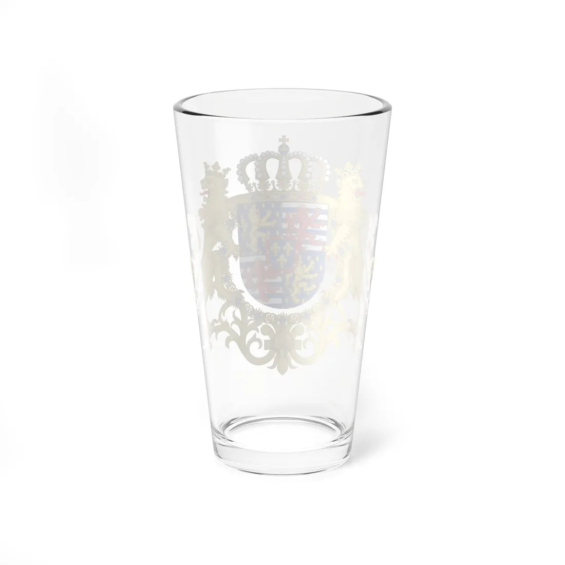 Coat of Arms of Grand Duke of Luxembourg Golden Fleece Variant (Luxembourg) (Coat of Arms) Pint Glass 16oz - Go Mug Yourself