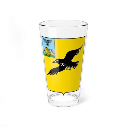 Coat of Arms of Grayvoron Belgorod oblast (Russia) (Coat of Arms) Pint Glass 16oz 16oz - Go Mug Yourself