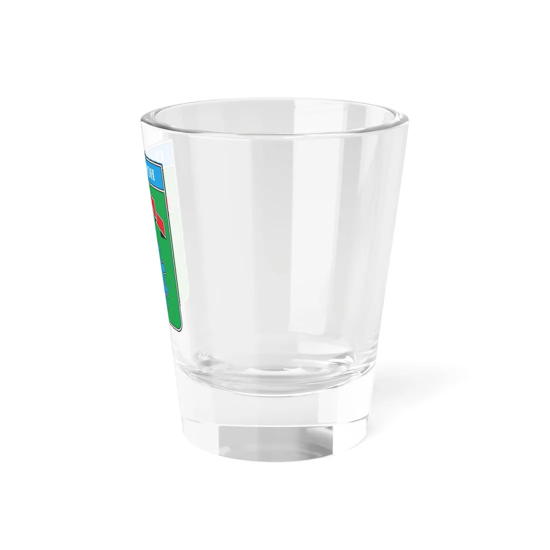 Coat of Arms of Grayvoron soviet color (Russia) (Coat of Arms) Shot Glass 1.5oz - Go Mug Yourself