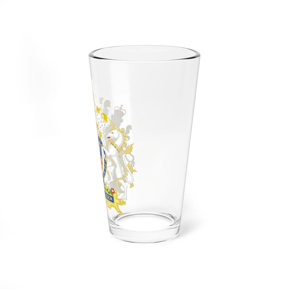 Coat of arms of Great Britain 1707-1714 (United Kingdom) (Coat of Arms) Pint Glass 16oz - Go Mug Yourself
