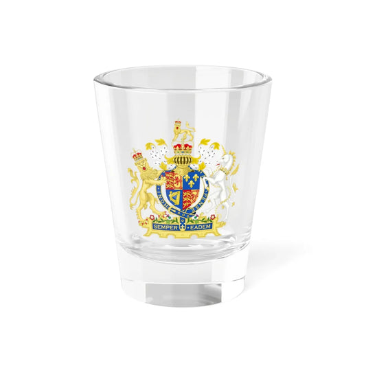 Coat of arms of Great Britain 1707-1714 (United Kingdom) (Coat of Arms) Shot Glass 1.5oz 1.5oz - Go Mug Yourself