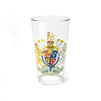 Coat of arms of Great Britain 1714-1801 (United Kingdom) (Coat of Arms) Pint Glass 16oz 16oz - Go Mug Yourself