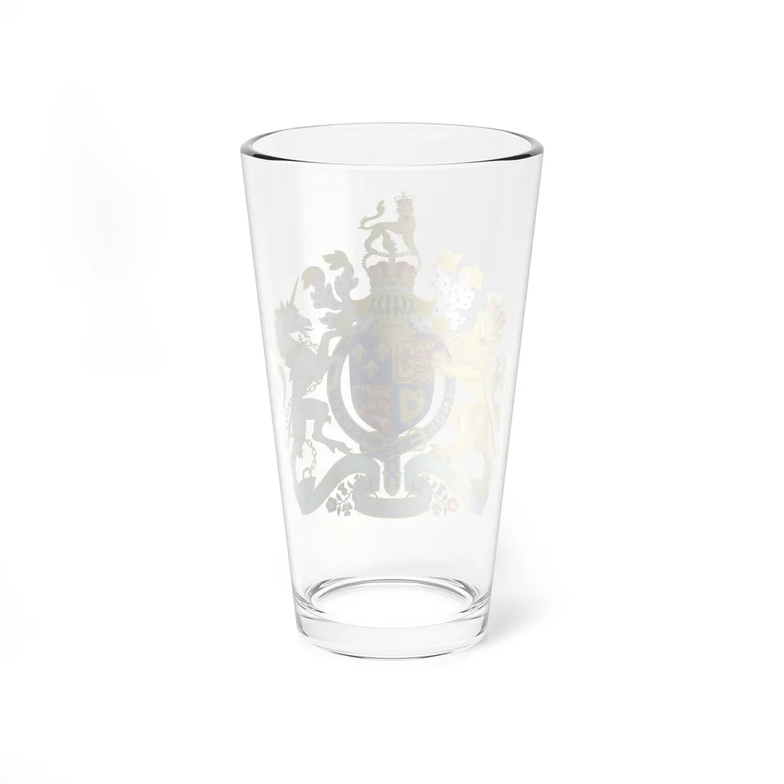 Coat of arms of Great Britain 1714-1801 (United Kingdom) (Coat of Arms) Pint Glass 16oz - Go Mug Yourself