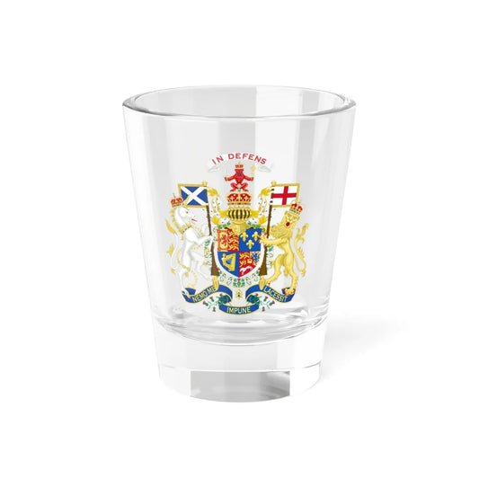 Coat of Arms of Great Britain in Scotland 1714-1801 (United Kingdom) (Coat of Arms) Shot Glass 1.5oz 1.5oz - Go Mug Yourself