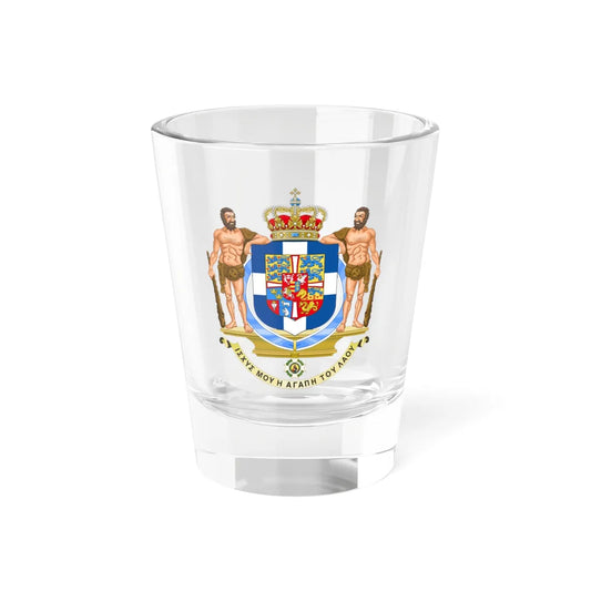 Coat of Arms of Greece 1936-1967 (Greece) (Coat of Arms) Shot Glass 1.5oz 1.5oz - Go Mug Yourself