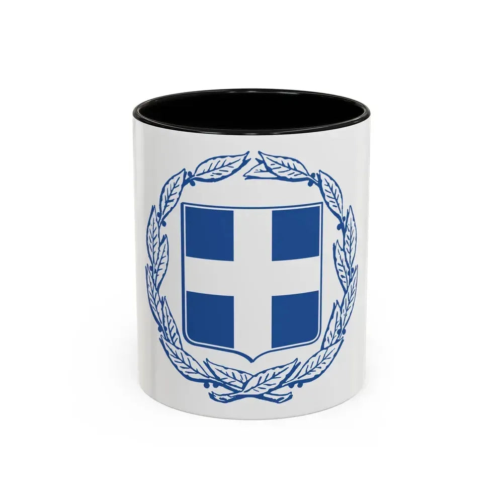 Coat of arms of Greece - Accent Coffee Mug 11oz Black - Go Mug Yourself