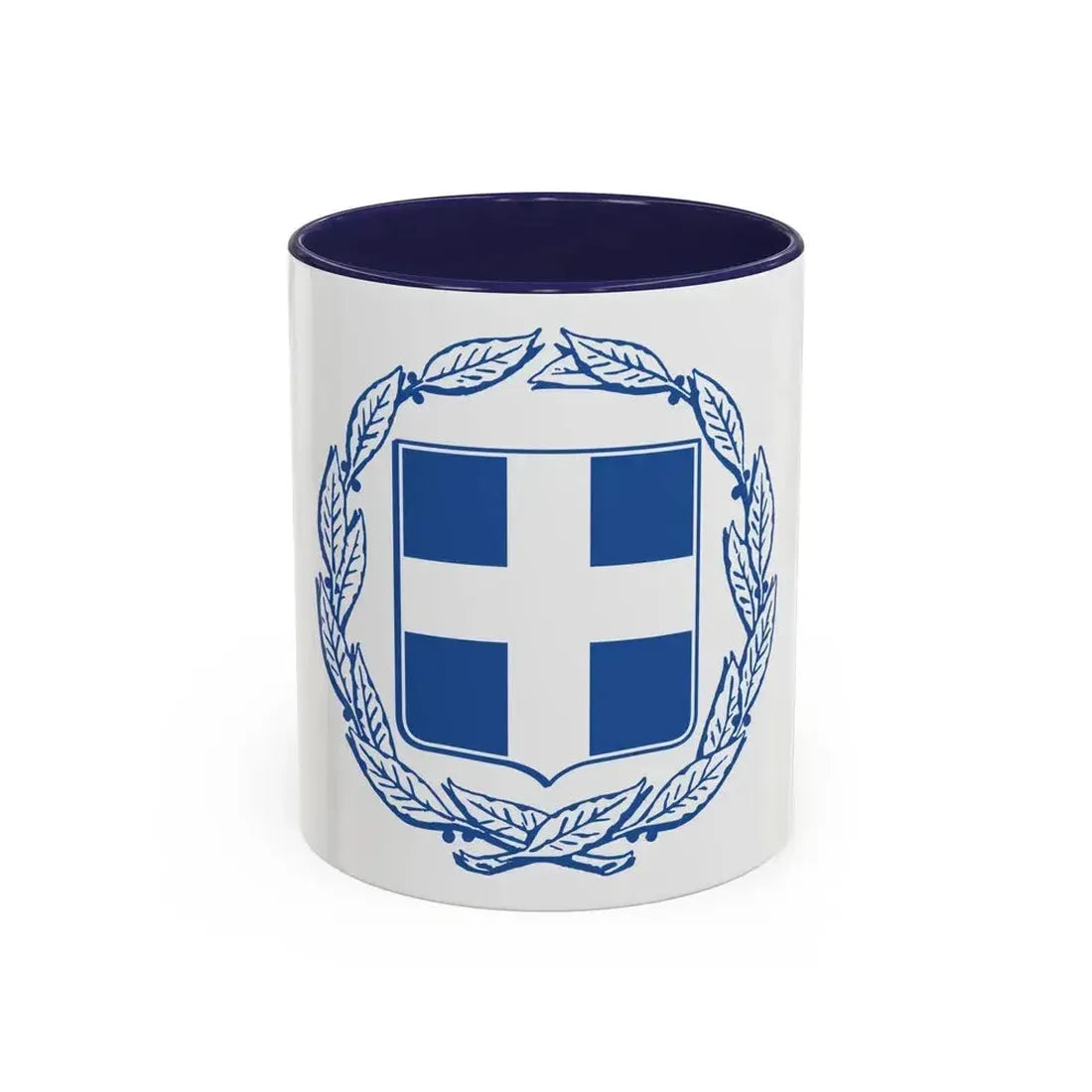 Coat of arms of Greece - Accent Coffee Mug 11oz Navy - Go Mug Yourself