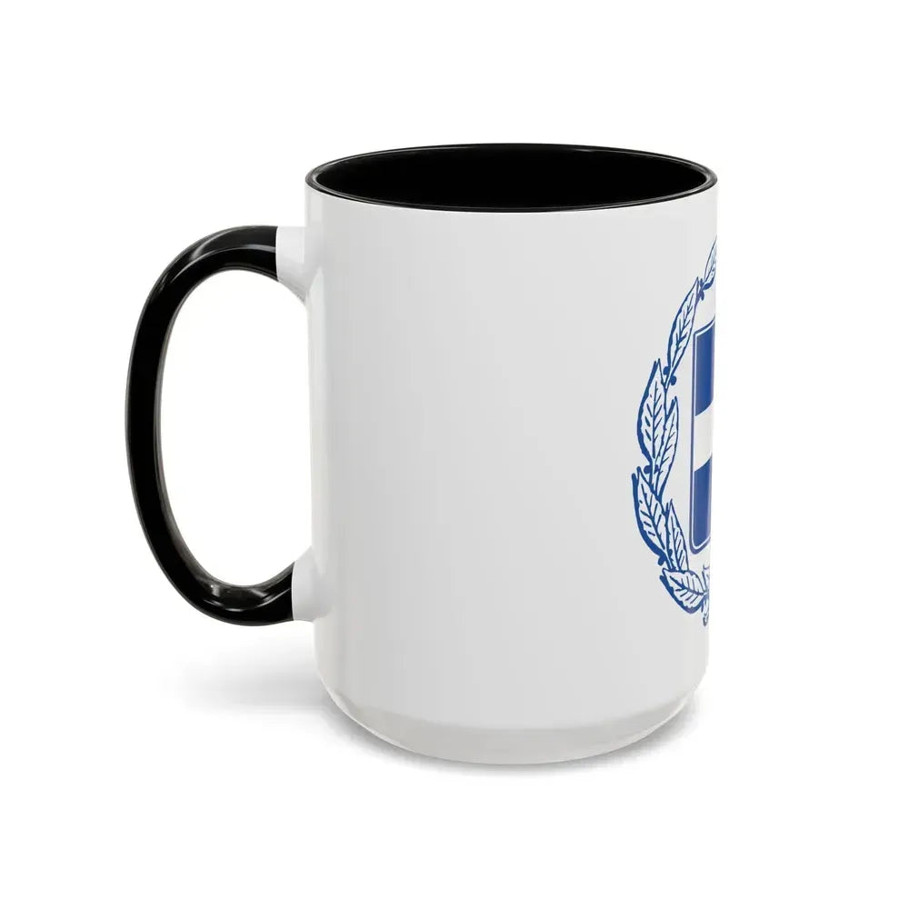 Coat of arms of Greece - Accent Coffee Mug - Go Mug Yourself