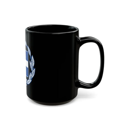 Coat of arms of Greece - Black Coffee Mug-Go Mug Yourself