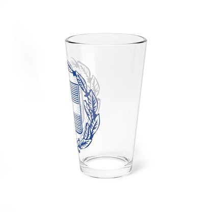 Coat of Arms of Greece colorful (Greece) (Coat of Arms) Pint Glass 16oz - Go Mug Yourself