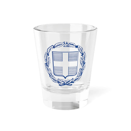 Coat of Arms of Greece colorful (Greece) (Coat of Arms) Shot Glass 1.5oz 1.5oz - Go Mug Yourself