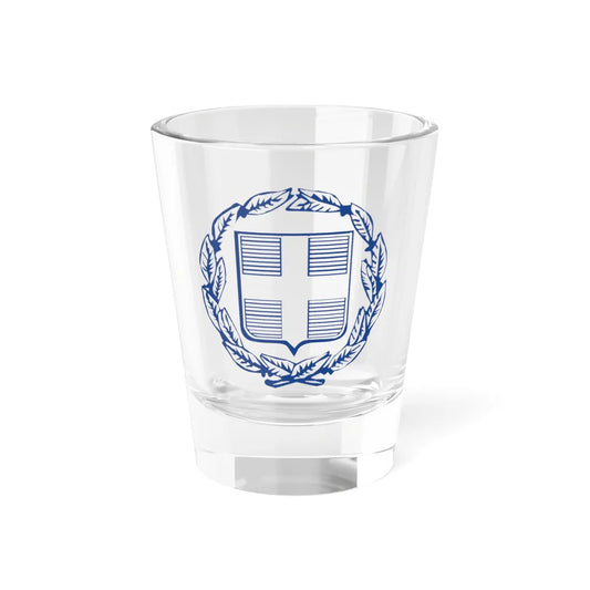 Coat of Arms of Greece colorful (Greece) (Coat of Arms) Shot Glass 1.5oz 1.5oz - Go Mug Yourself