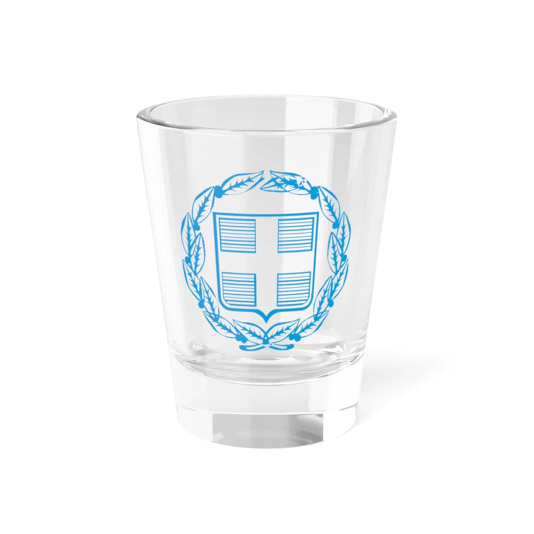 Coat of Arms of Greece colorful - old (Greece) (Coat of Arms) Shot Glass 1.5oz 1.5oz - Go Mug Yourself