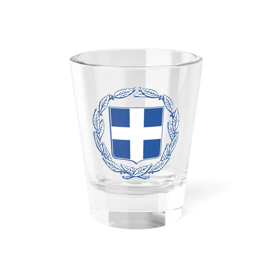 Coat of arms of Greece (Greece) (Coat of Arms) Shot Glass 1.5oz 1.5oz - Go Mug Yourself