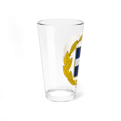 Coat of arms of Greece military (Greece) (Coat of Arms) Pint Glass 16oz - Go Mug Yourself
