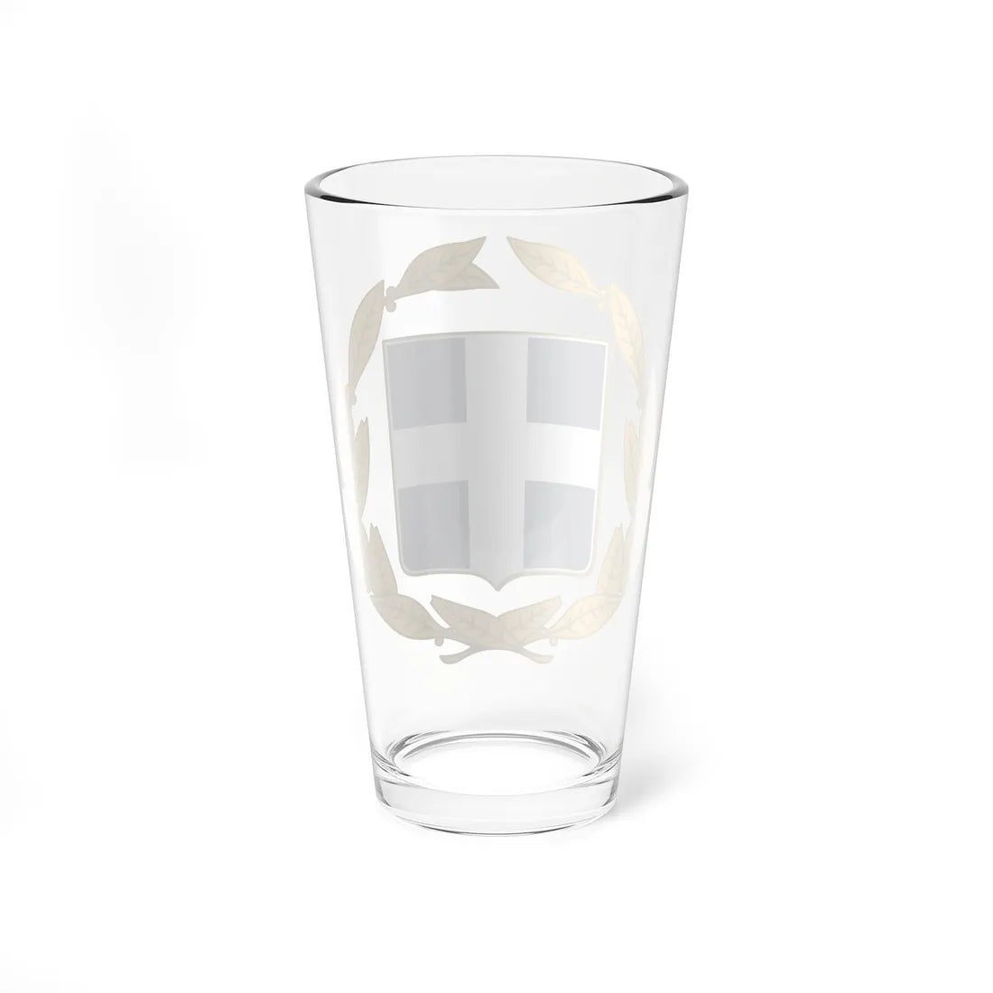 Coat of arms of Greece military (Greece) (Coat of Arms) Pint Glass 16oz - Go Mug Yourself