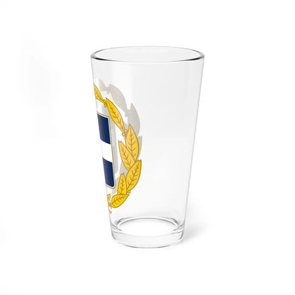 Coat of arms of Greece military (Greece) (Coat of Arms) Pint Glass 16oz - Go Mug Yourself