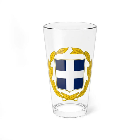 Coat of arms of Greece (military) - Pint Glass 16oz 16oz - Go Mug Yourself