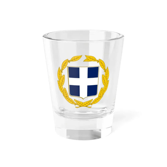 Coat of arms of Greece (military) - Shot Glass 1.5oz 1.5oz - Go Mug Yourself
