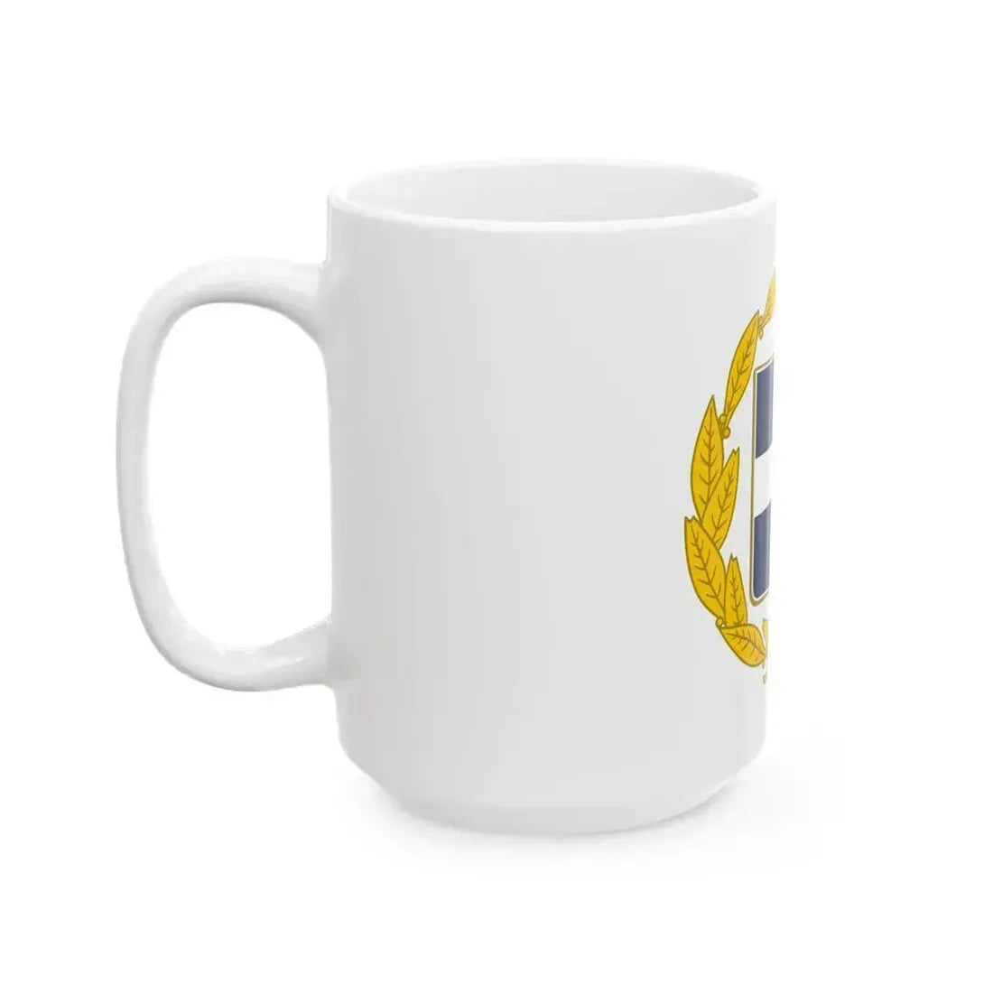 Coat of arms of Greece (military) - White Coffee Mug - Go Mug Yourself