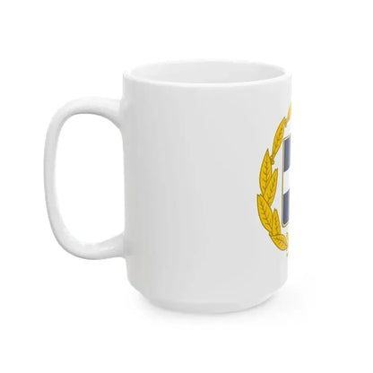 Coat of arms of Greece (military) - White Coffee Mug - Go Mug Yourself