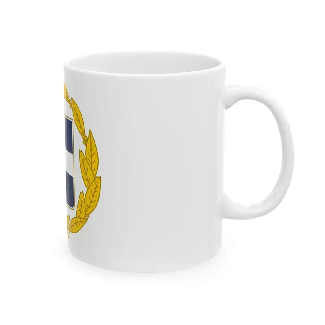 Coat of arms of Greece (military) - White Coffee Mug - Go Mug Yourself