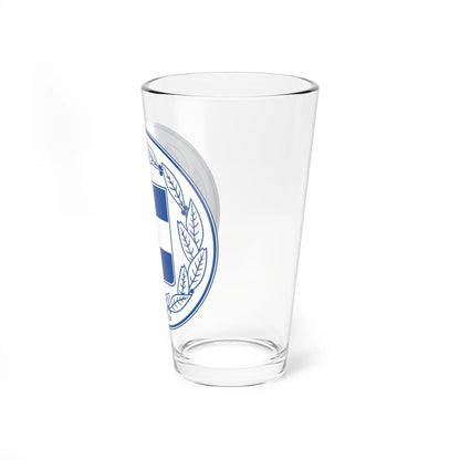 Coat of Arms of Greece Ministries (Greece) (Coat of Arms) Pint Glass 16oz - Go Mug Yourself