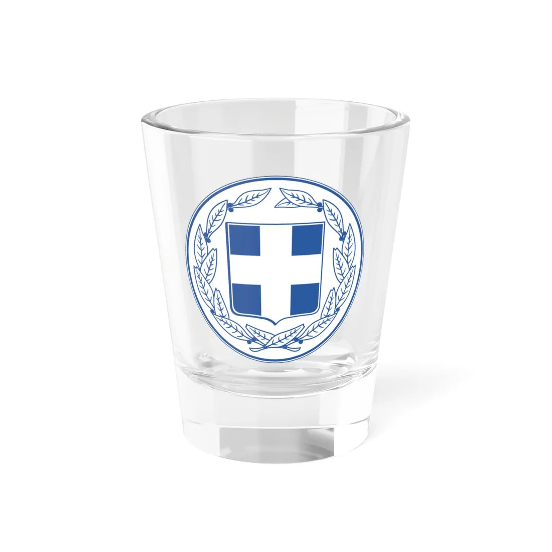 Coat of Arms of Greece Ministries (Greece) (Coat of Arms) Shot Glass 1.5oz 1.5oz - Go Mug Yourself