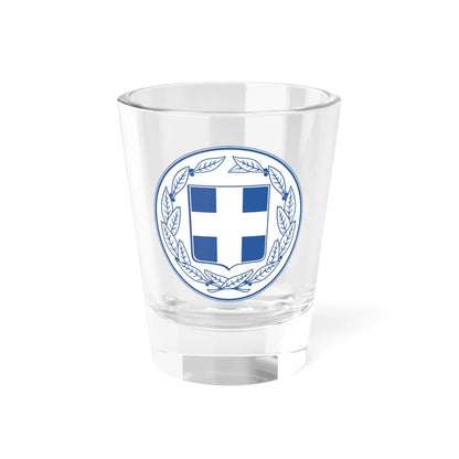 Coat of Arms of Greece Ministries (Greece) (Coat of Arms) Shot Glass 1.5oz 1.5oz - Go Mug Yourself