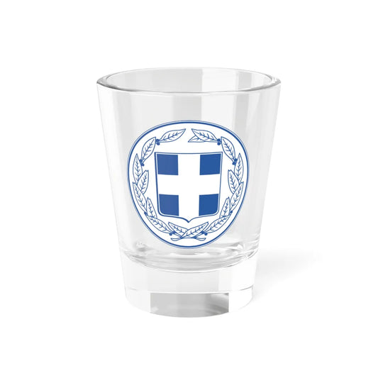 Coat of Arms of Greece Ministries (Greece) (Coat of Arms) Shot Glass 1.5oz 1.5oz - Go Mug Yourself