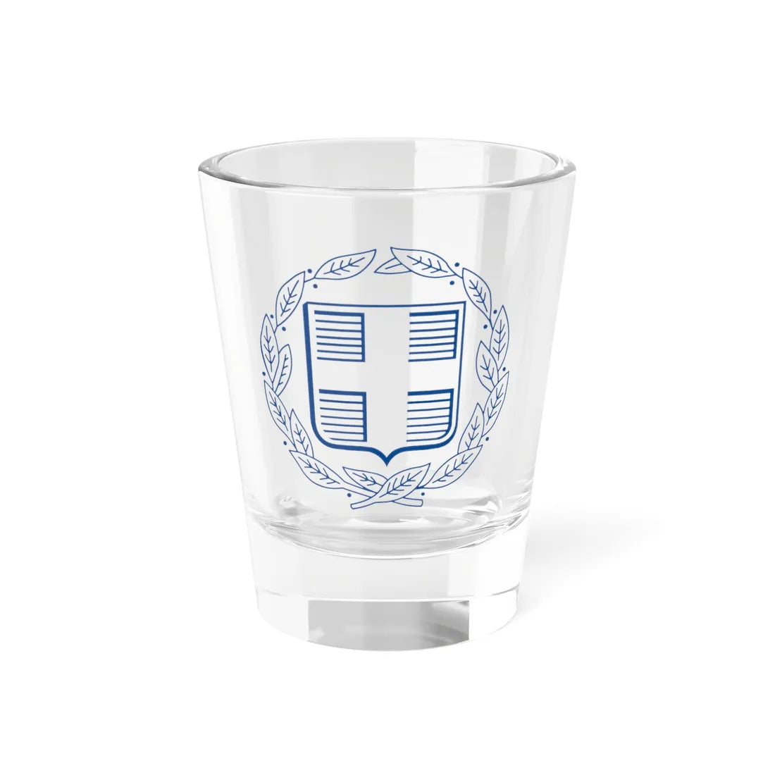 Coat of Arms of Greece Monochromatic (Greece) (Coat of Arms) Shot Glass 1.5oz 1.5oz - Go Mug Yourself