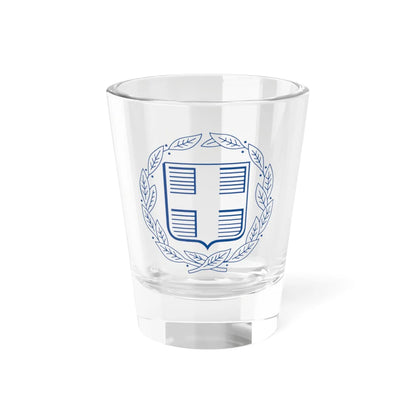 Coat of Arms of Greece Monochromatic (Greece) (Coat of Arms) Shot Glass 1.5oz 1.5oz - Go Mug Yourself