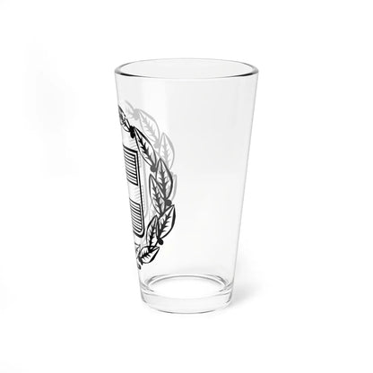 Coat of Arms of Greece Monochromatic - old (Greece) (Coat of Arms) Pint Glass 16oz - Go Mug Yourself