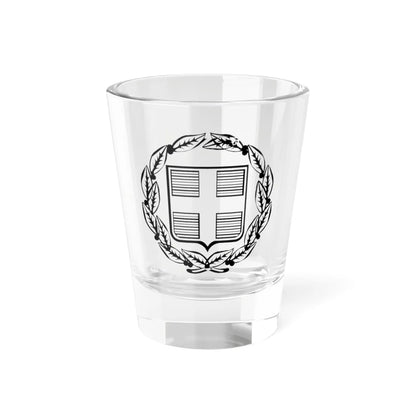 Coat of Arms of Greece Monochromatic - old (Greece) (Coat of Arms) Shot Glass 1.5oz 1.5oz - Go Mug Yourself