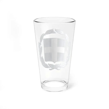 Coat of arms of Greece - Pint Glass 16oz - Go Mug Yourself